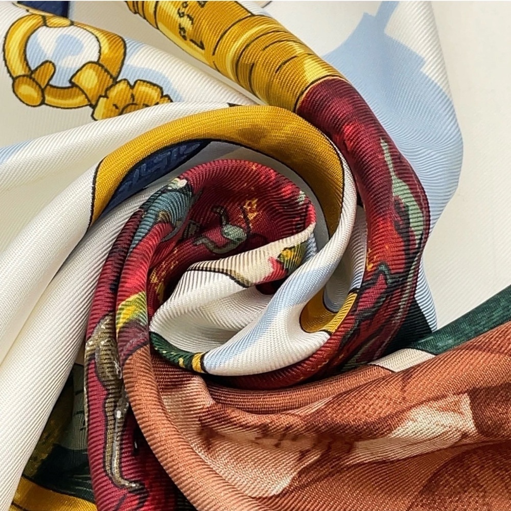 HERMES Vintage Rare Iconic Collectible Carre 90 “Memoire d’Hermes” Silk Scarf - Picture 3 of 9